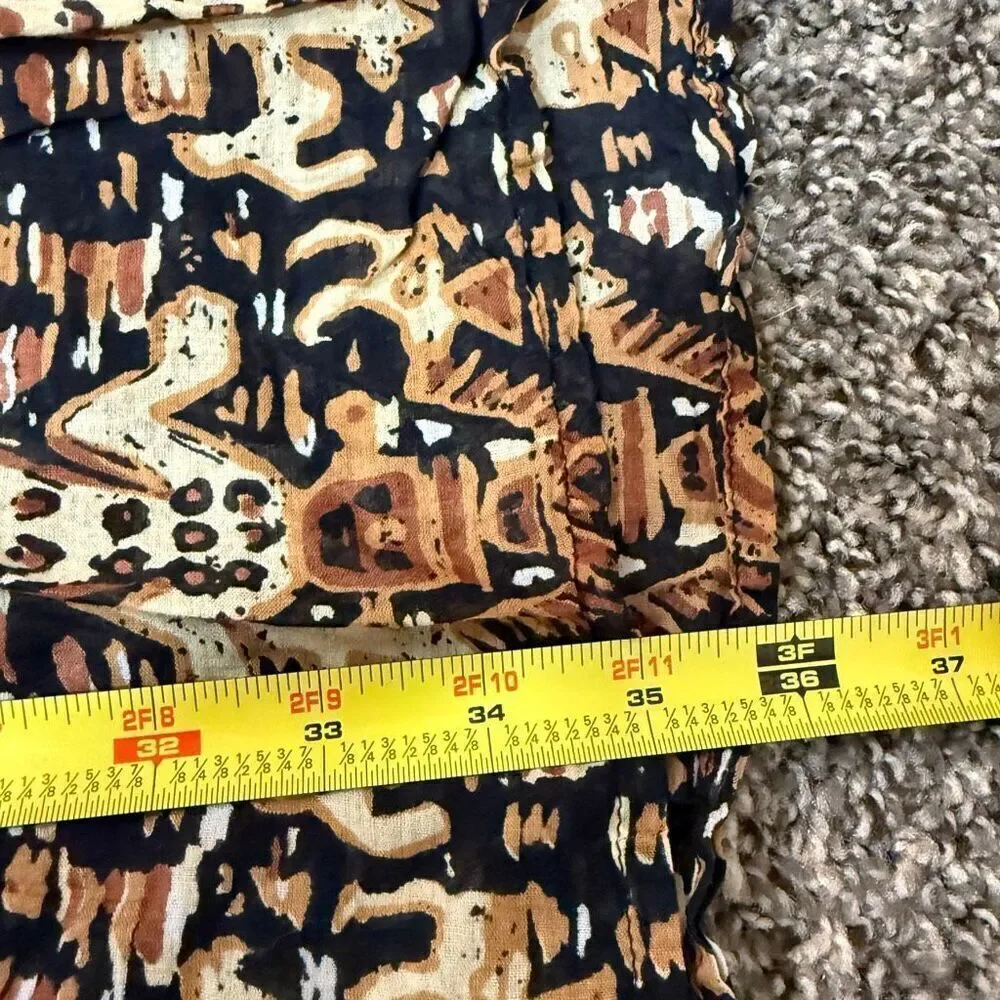 Access Boho Peasant Prairie Skirt Patterned Tiered Man Human Small Medium
